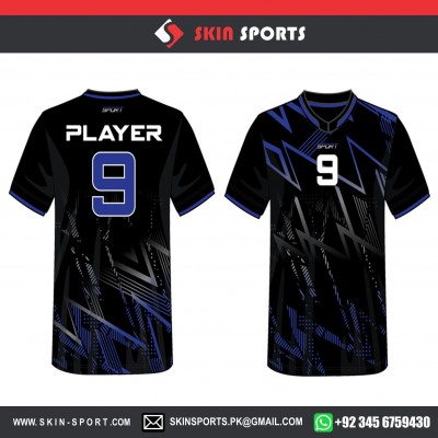 BLACK STARS GRUNGE   SOCCER JERSEYS